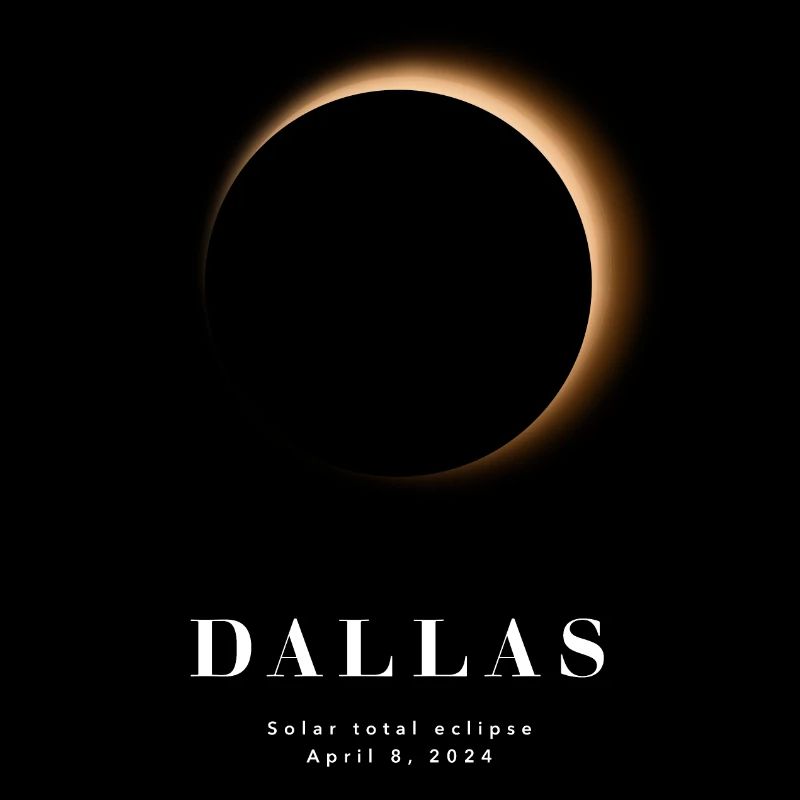 DALLAS TOTAL SOLAR ECLIPSE 2024