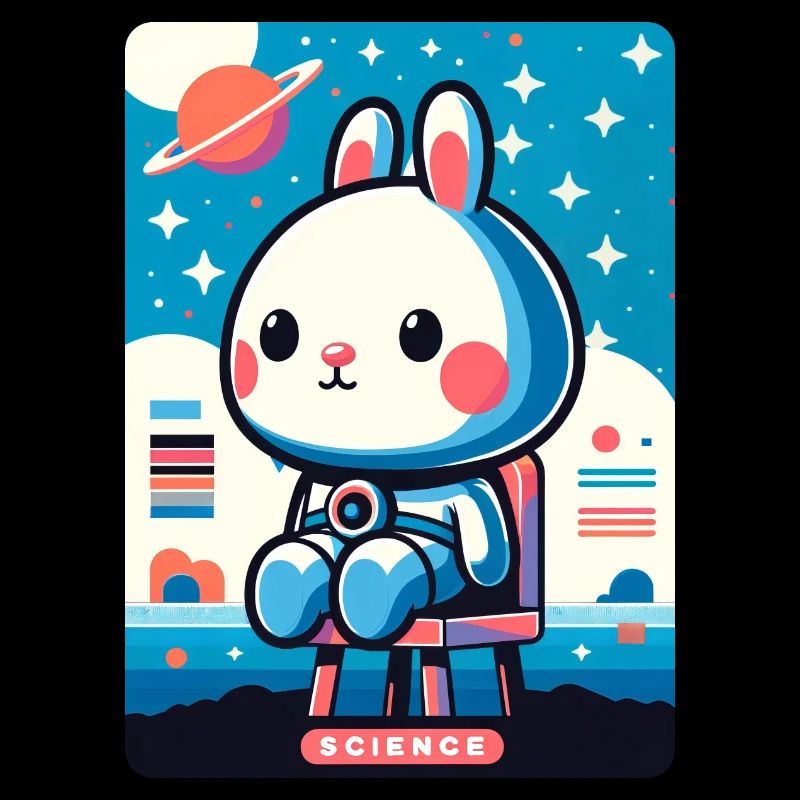 Lapin explorateur de l’espace