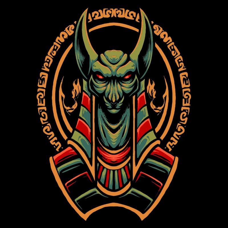 Hiéroglyphe égyptien drapeau du Nil pyramide du pharaon Le Caire