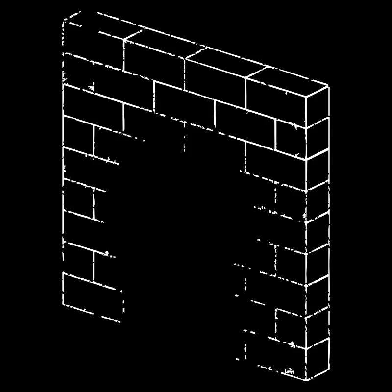 Kaputte Mauer
