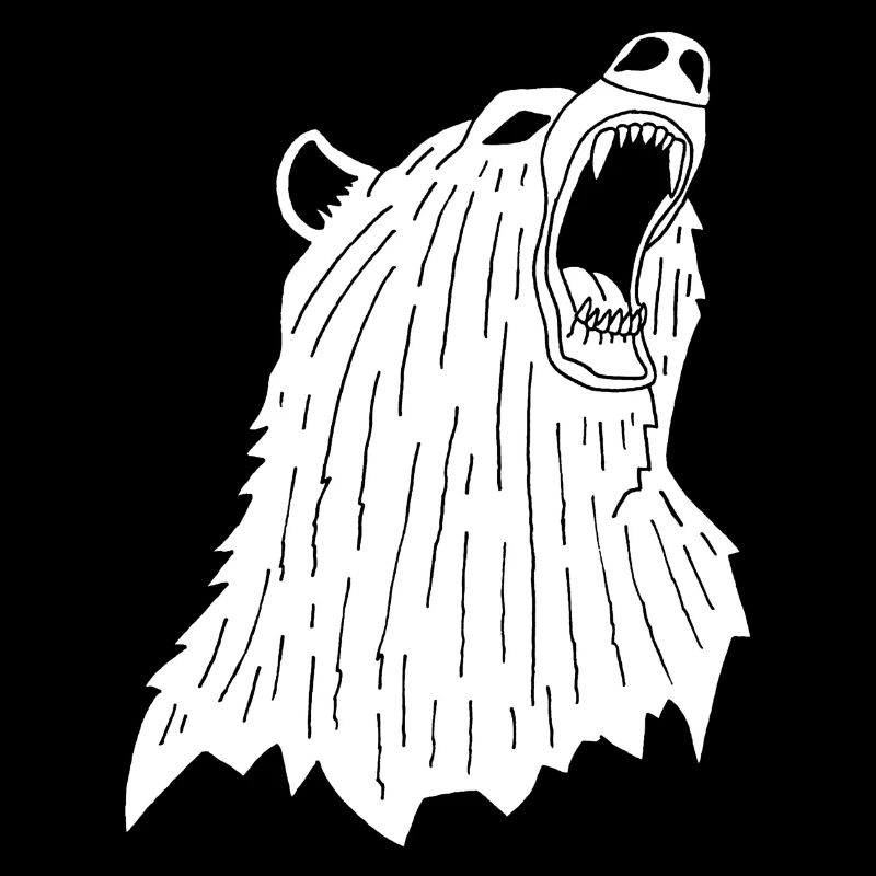 Wütender Eisbär