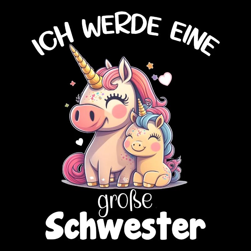 Ich werde eine Große Schwester Einhorn - Einhörner