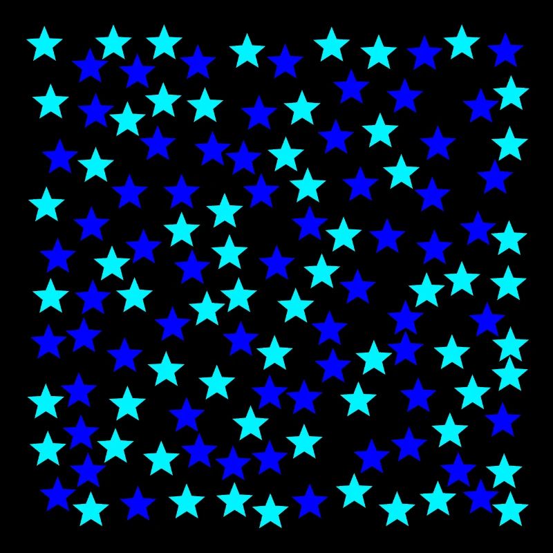 Sterne hellblau dunkelblau Geschenkidee