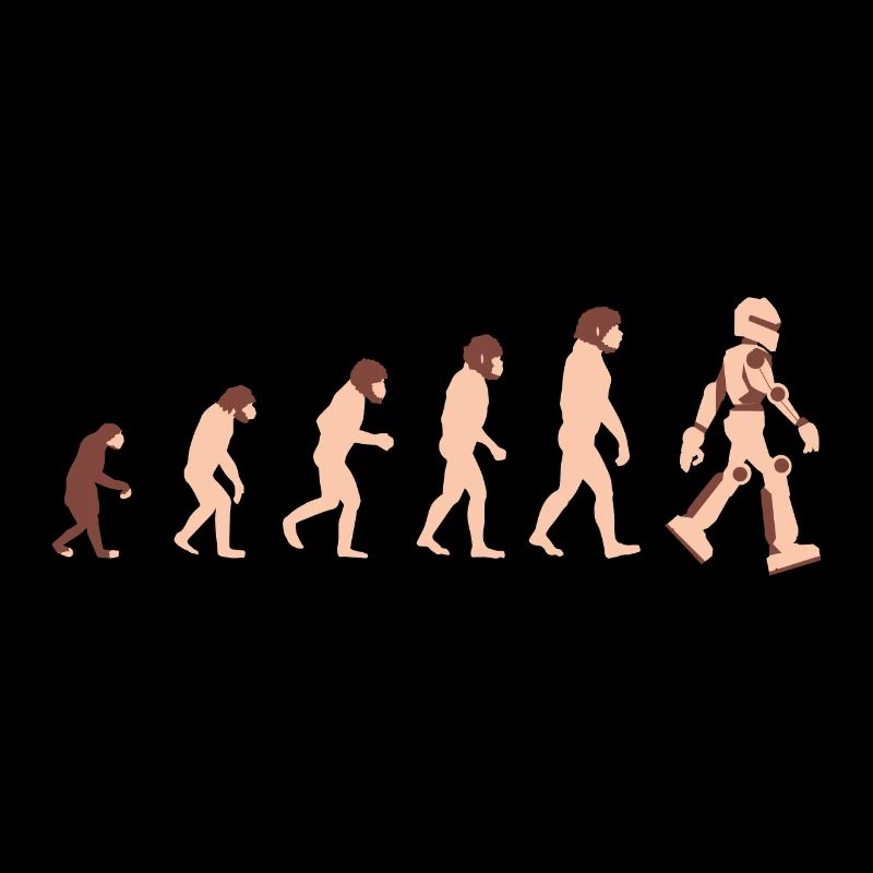 Theorie der Evolution Roboter Zukunft - Geschenkid