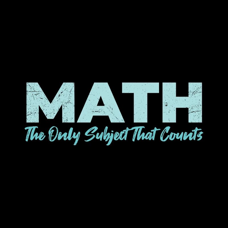 Math The Only Subject That Counts Geschenkidee