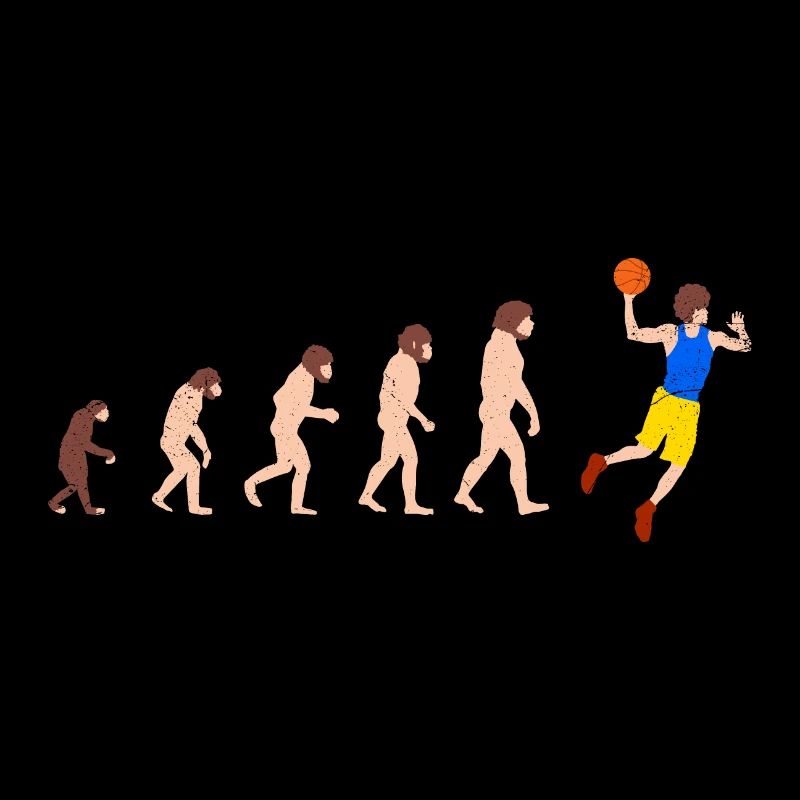 Evolution Basketteur Drôle idée cadeau