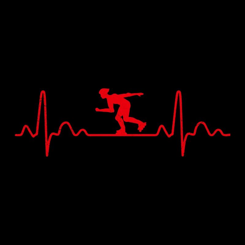 Heartbeat Inline-Skating Lustige Geschenkidee
