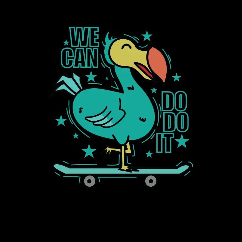 We can do it We can Dodo it Bird Mauritius