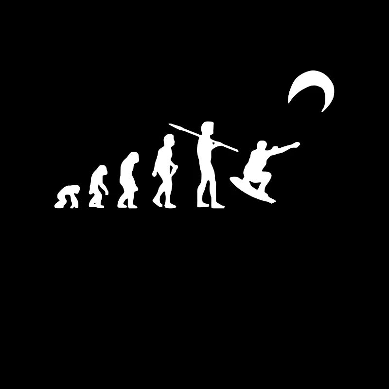 Kitersurfer Evolution Kiteboarding Kitesurfen
