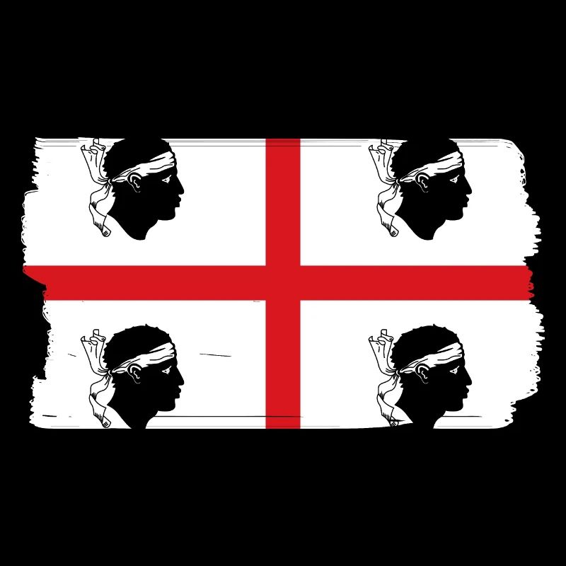 Drapeau de la Sardaigne Drapeau sarde Drapeau de la Sardaigne