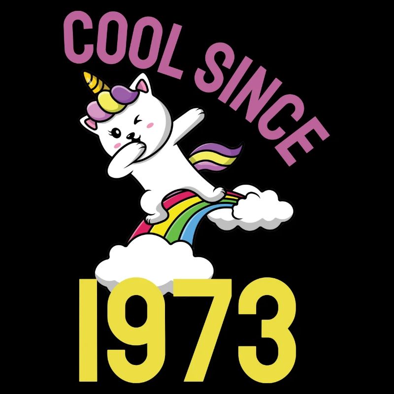 Cool since 1973 Dabbing cat 49th birthday