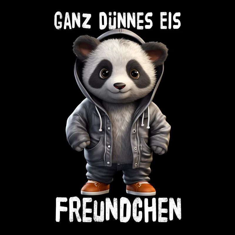 Ganz Dünnes Eis Freundchen Panda