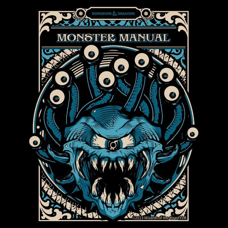Dungeons And Dragons Monster Manual With Beholder