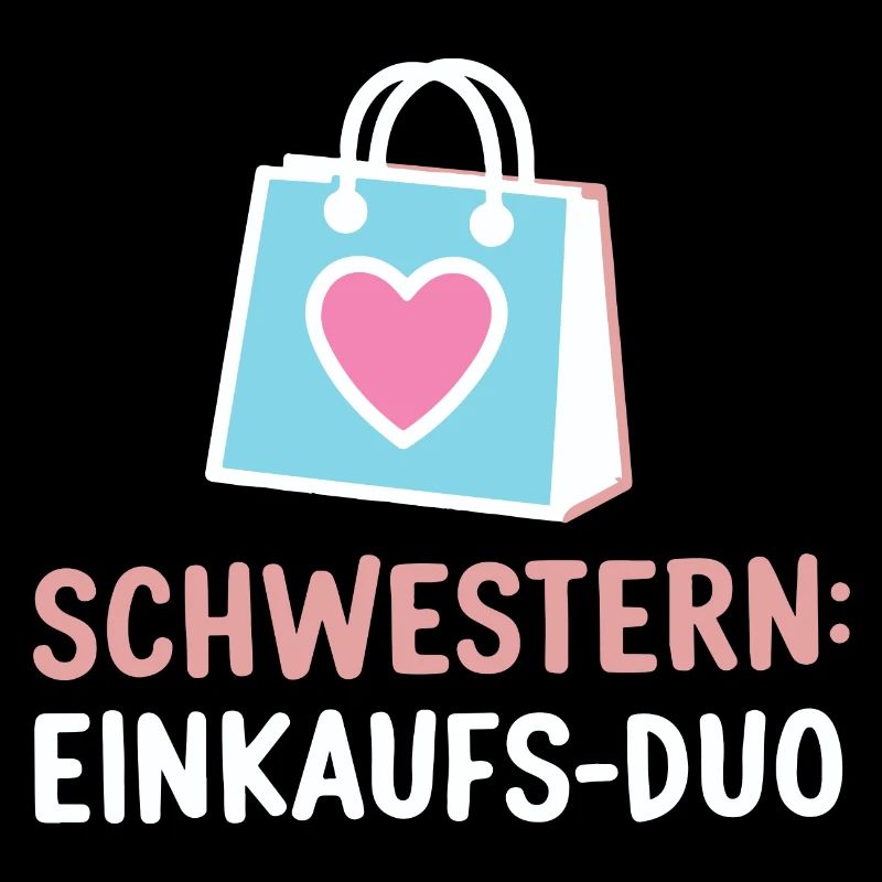Schwestern-Einkaufs Duo: Lustig Beste Schwester
