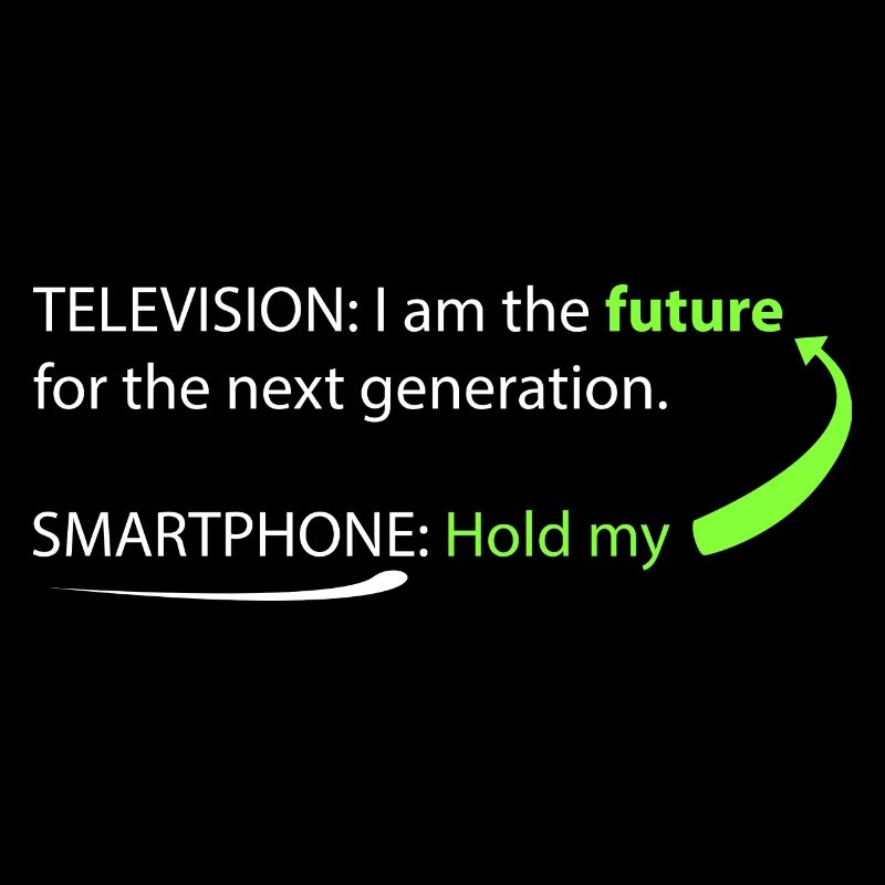 smarthphone vs fernseher