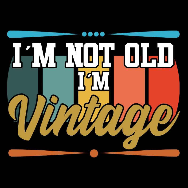 I'm not old textile gift idea