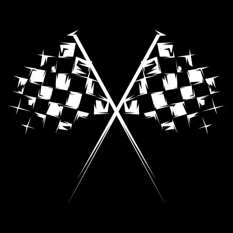 race drapeau de course drapeau de départ symbole d’arrivée Équipe