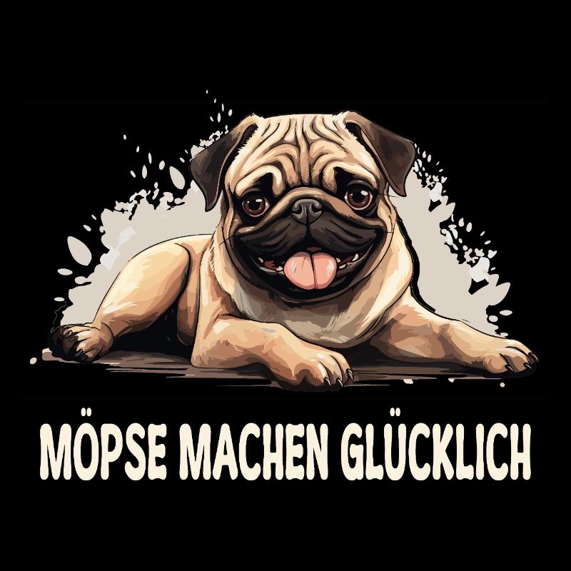 Glück ist… ein Mops im Leben!