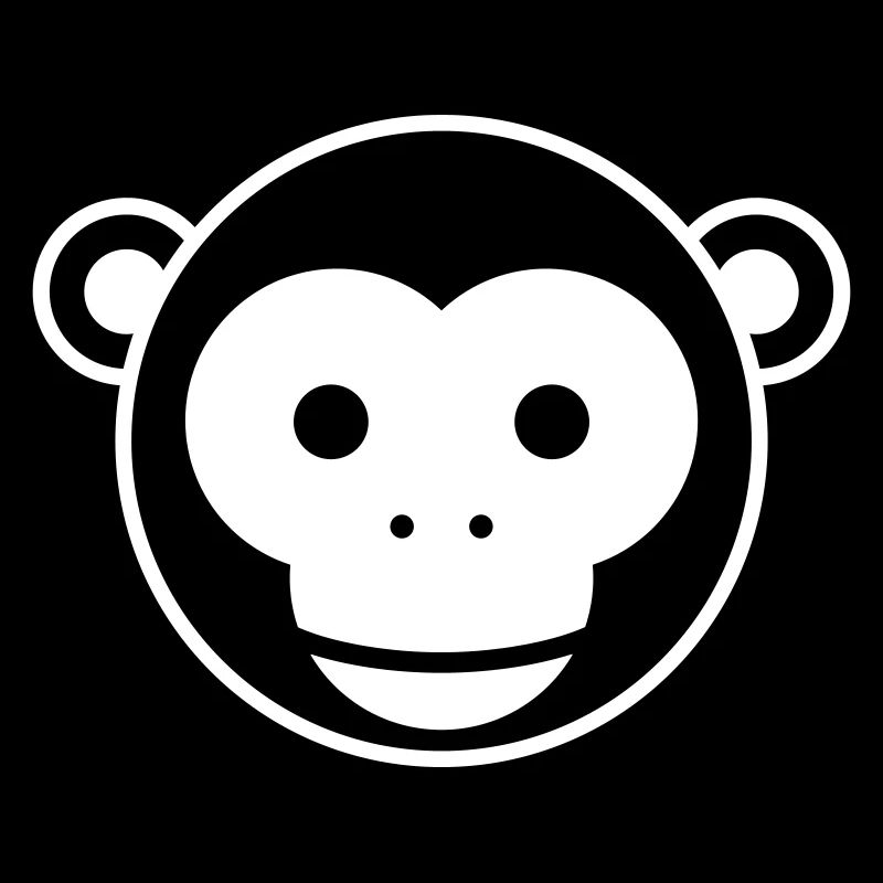 Monkey Head – Cute Monkey Face Cartoon