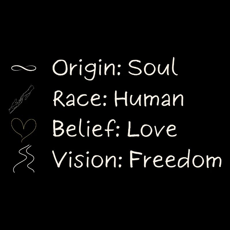 Une seule vision. Une liberté. Une seule humanité.