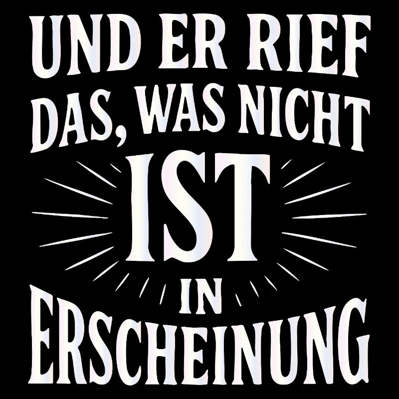 And he called forth that which is not