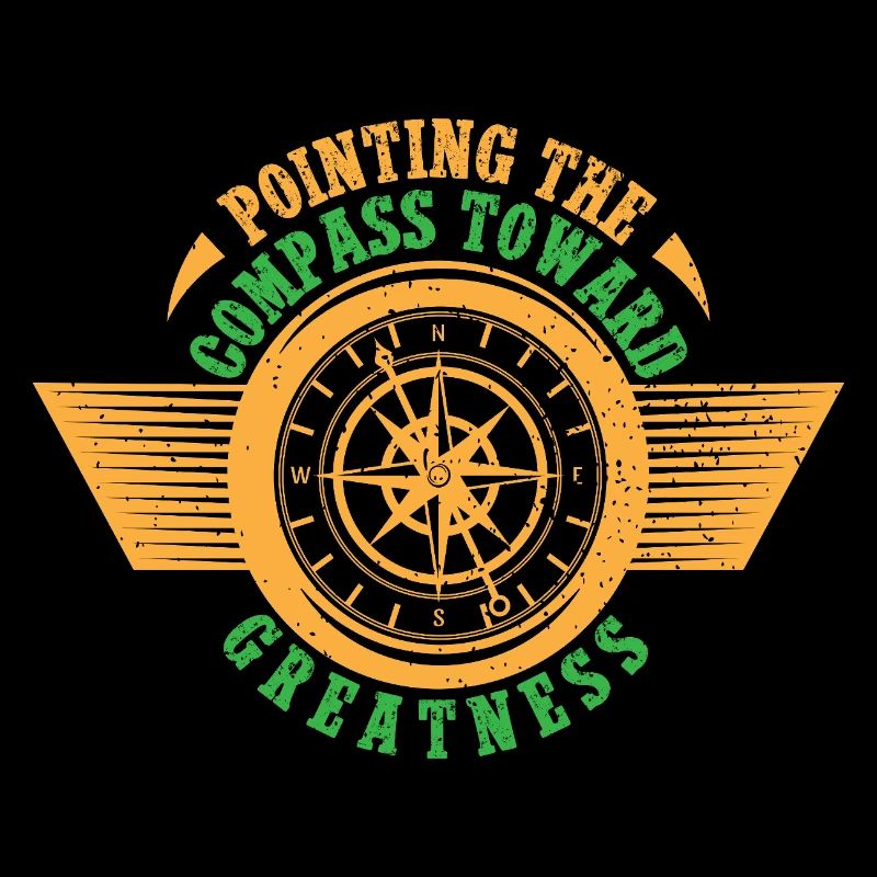 Girl Scout Leader Pointing The Compass Scout