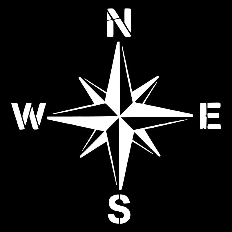 Compass Wind Rose Stencil Stencil