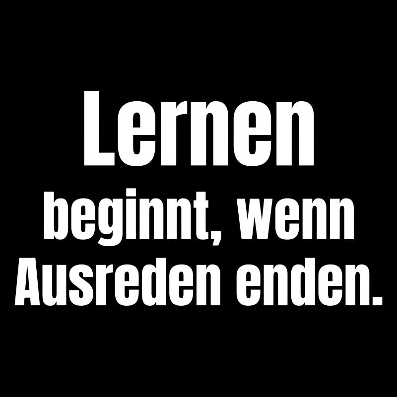 Learning begins when excuses end