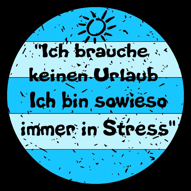 I don't need a vacation – stress look