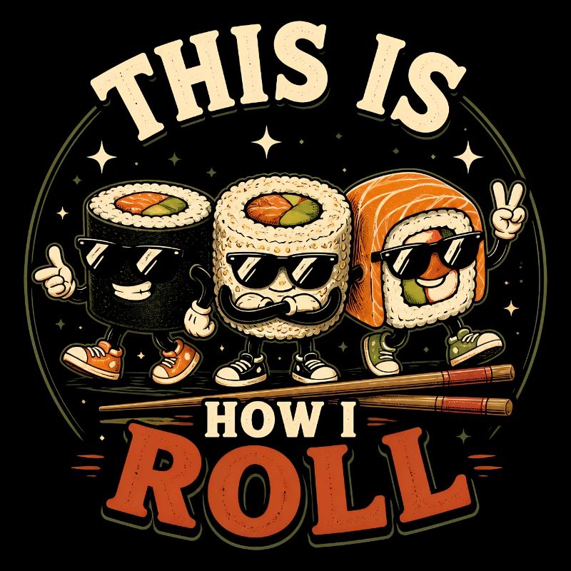 How to roll Japanese sashimi rolls