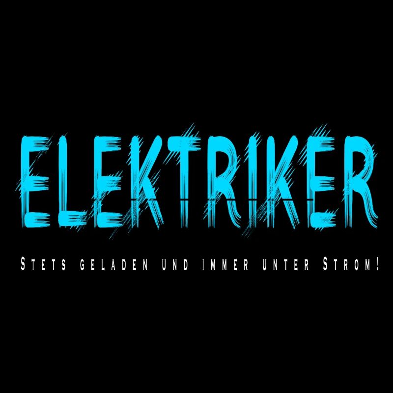 Elektriker Handwerker Design
