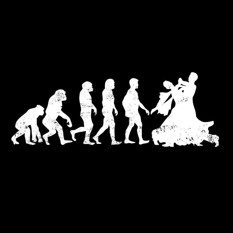 Walzer evolution tanz tanzen tänzer geschenk paar