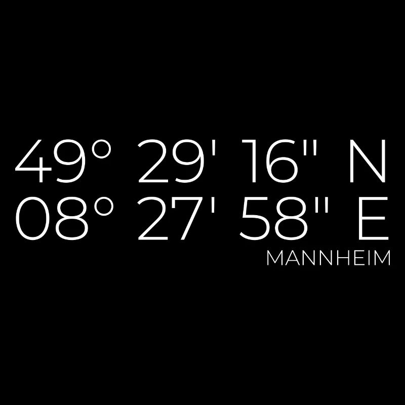 Coordinates Mannheim