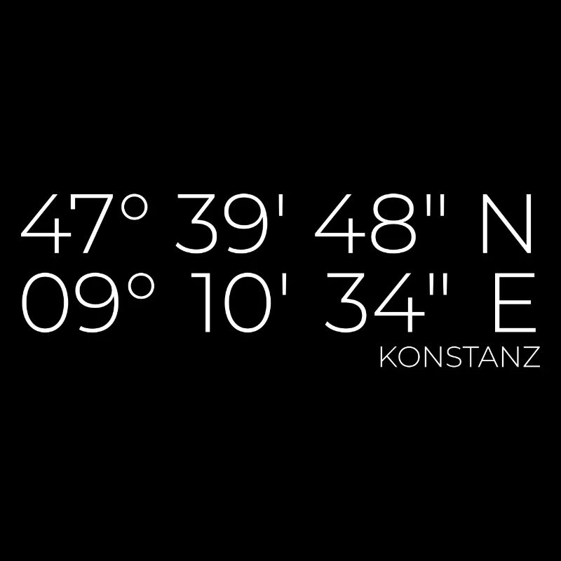 Coordinates Konstanz Lake Constance