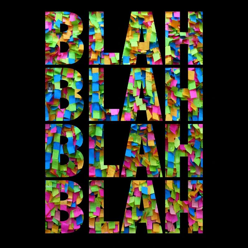 BLAH blah Blah Confetti