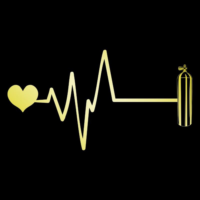 Oxygen Diving Heart Pulse