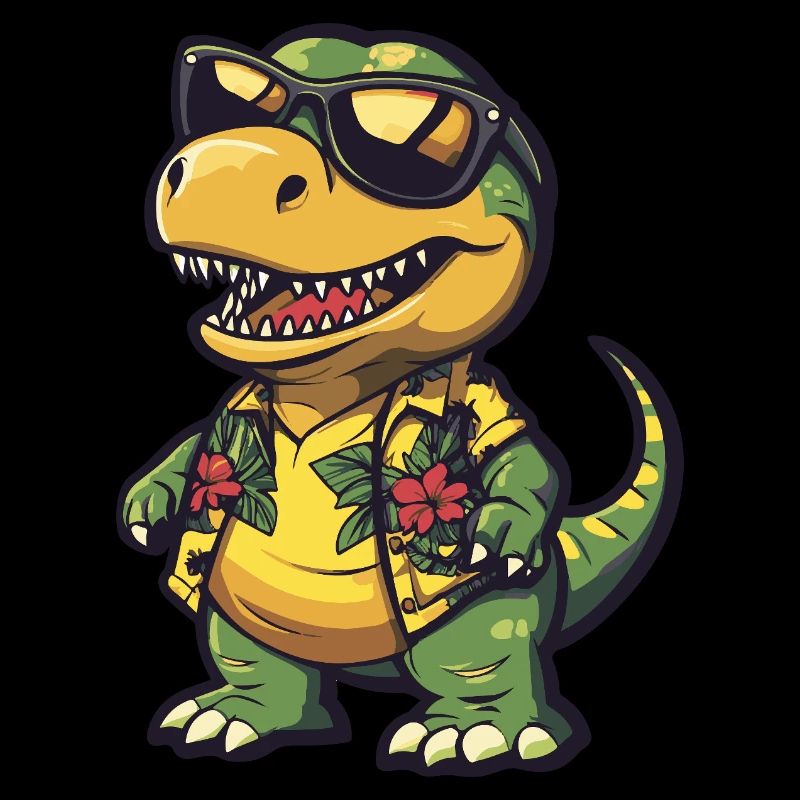 Dinosaur T-Rex Funny Summer
