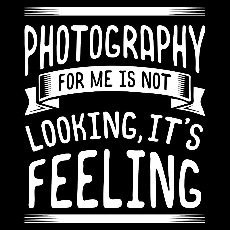 Not Looking, Feeling Photography Birthday Gift