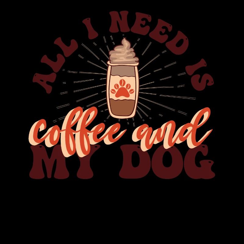 Coffee Cup Dog Coffee Lovers Déclaration