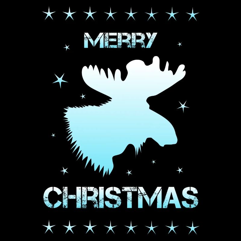 Merry Christmas moose