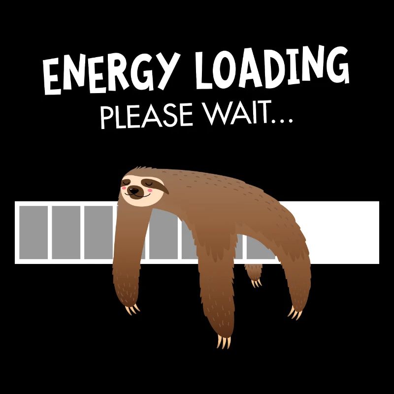 Energy Loading Sloth Chill Relax