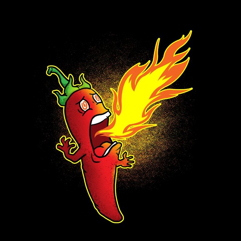 Chili spuckt Feuer