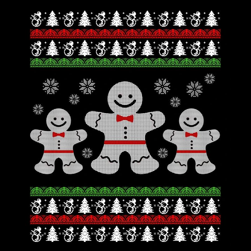 Petits gâteaux de Noël vilain petit cadeau de Noël Pull