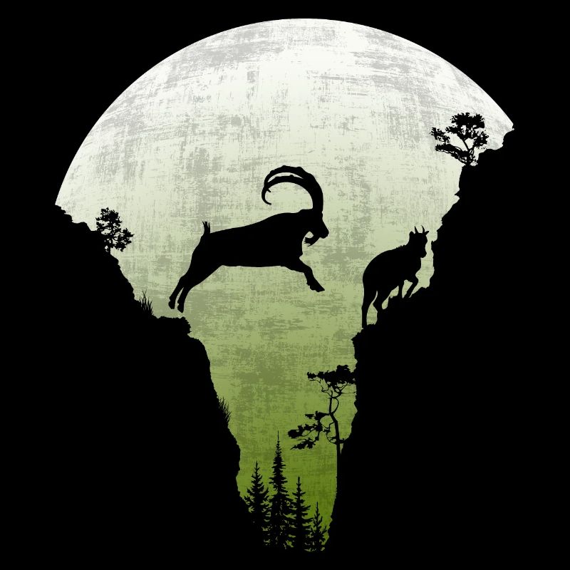 Springender Steinbock