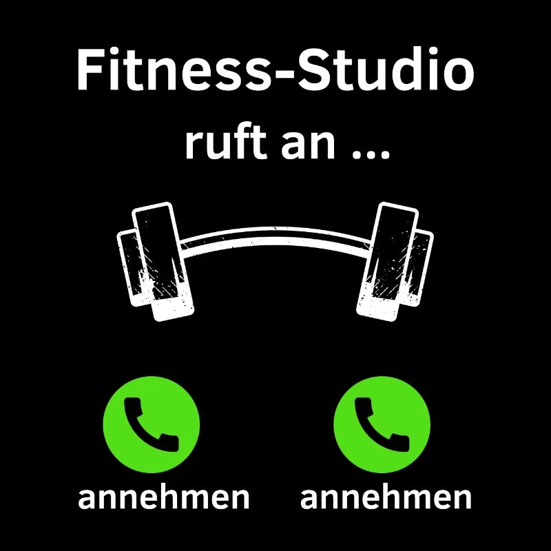 Fitness Studio ruft an - annehmen oder annehmen?