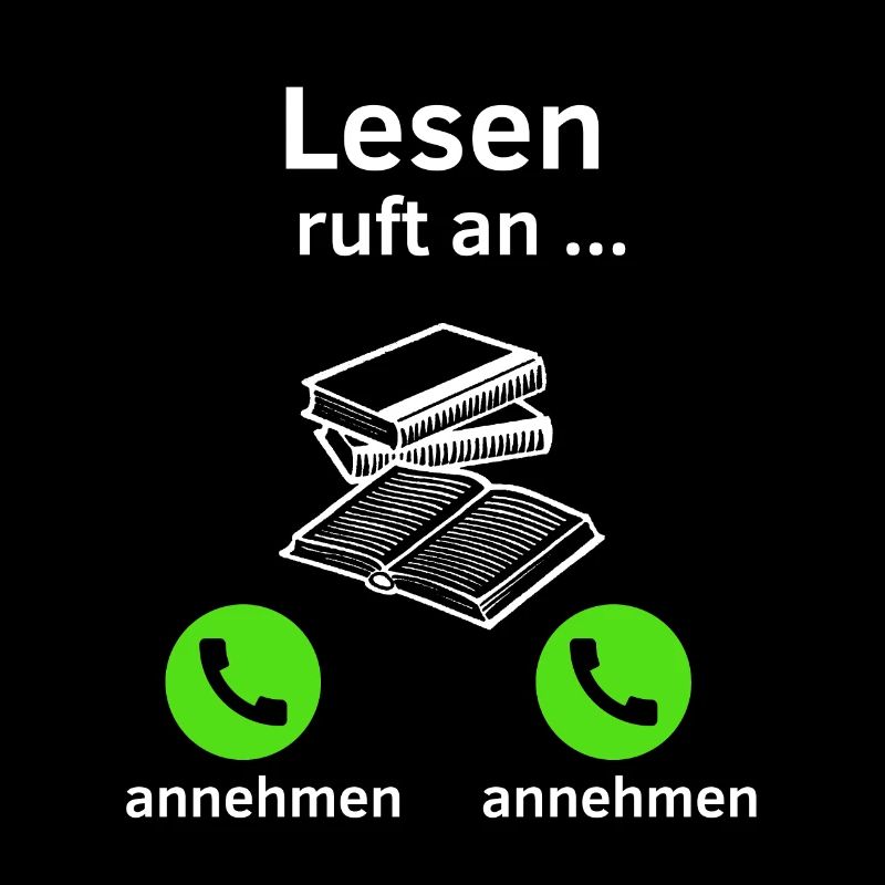 Lesen ruft an - annehmen oder annehmen?