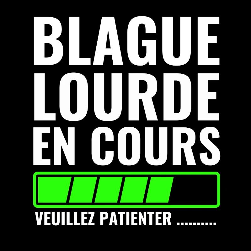 Schwerer Witz in Arbeit, bitte warten