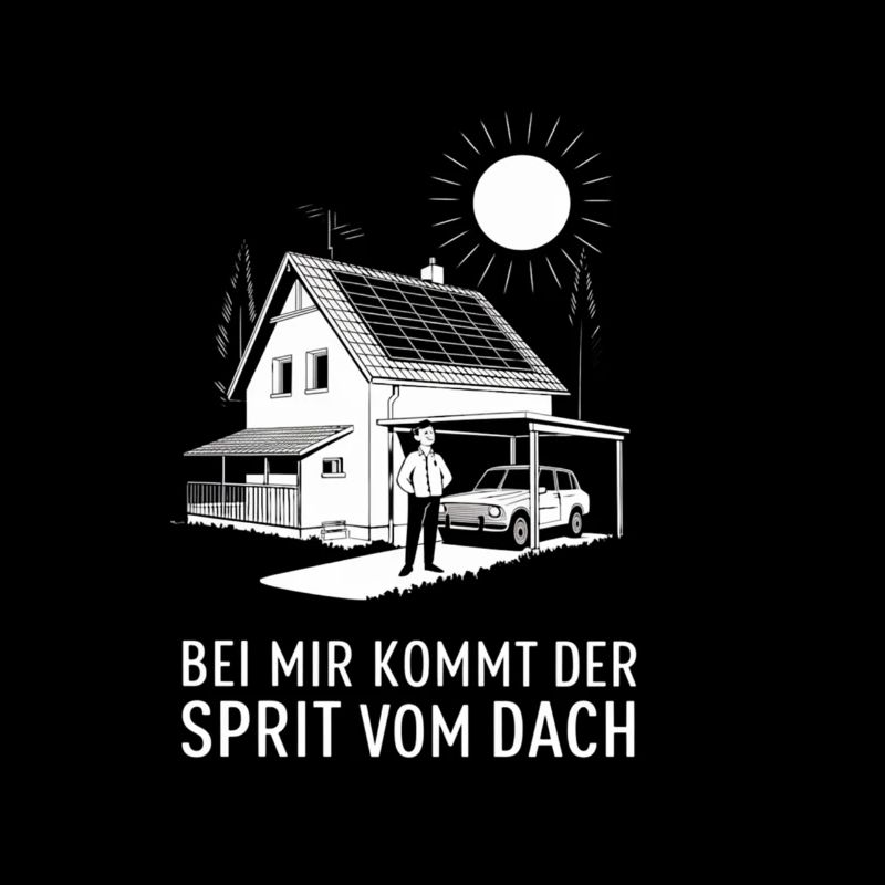 Strom vom Dach Solaranlage Sonnenenergie E-Auto