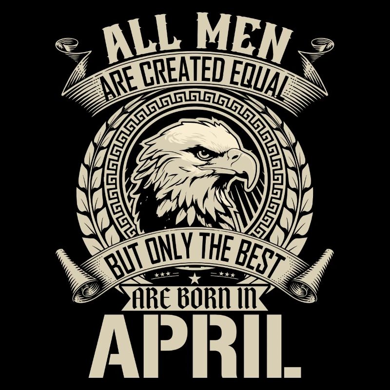 Motif du mois de naissance d'avril de Eagle Pride