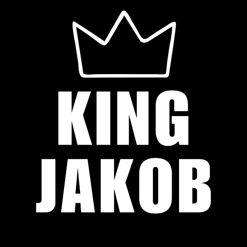 Jakob Name mit Buchstabe J - King Crown Hemd